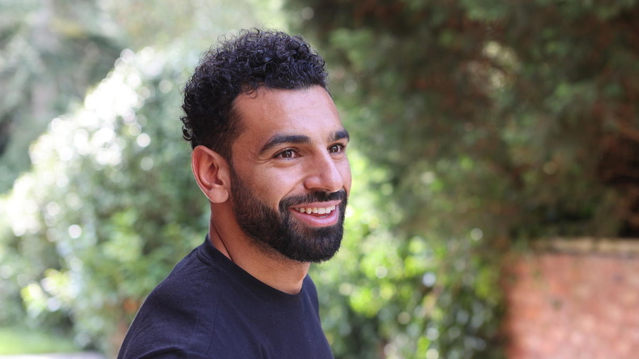 UK. World renowned footballer and UNHCR and Vodafone Foundation Ambassador for Instant Network Schools (INS), Mohamed Salah
